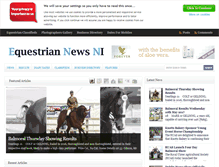 Tablet Screenshot of directory.equestriannewsni.co.uk